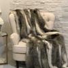 Plutus Brands Plutus Alaskan Hawk Handmade Luxury Throw, 102" L x 116" W California King view 2