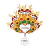 3D Reindeer Family of 6 Christmas Ornament 2025 Personalized Family Christmas Ornaments 2025 | Santa Moose Personalized Tree Ornaments Customizable Gifts Antler Deer of Six Ornament Heart, Snowflakes view 1
