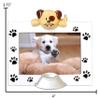 3D Photo Frame Christmas Ornament 2025 Personalized Puppy Ornaments for Christmas Tree Custom Paw Print Dog Ornaments for Xmas Tree Bowl Unique Xmas Gifts for Dogs Gifts for Dog Lovers & Pets Memorial view 3