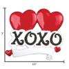 3D Personalized Our First Christmas Ornament 2025 | Custom Two Red Heart XOXO Couple Ornaments Couples Ornament 2025 Family of 2 Unique for a Couple Ornaments Couples Unique Gifts view 2