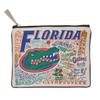 Catstudio Collegiate Zipper Pouch, University of Florida Travel Toiletry Bag, Ideal Gift for Alumni, Makeup Bag, Dog Treat Pouch, or Travel Purse view 1