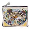 Catstudio Montana State University Collegiate Zipper Pouch Purse | Holds Your Phone, Coins, Makeup, Dog Treats, & Tech Tools view 1
