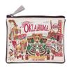 Catstudio University of Oklahoma Collegiate Zipper Pouch Purse | Holds Your Phone, Coins, Makeup, Dog Treats, & Tech Tools view 1