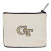 Catstudio Georgia Tech Collegiate Zipper Pouch Purse | Holds Your Phone, Coins, Pencils, Makeup, Dog Treats, & Tech Tools view 2