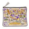 Catstudio Collegiate Zipper Pouch, Louisiana State University Travel Toiletry Bag, Ideal Gift for Alumni, Makeup Bag, Dog Treat Pouch, or Travel Purse view 1