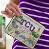 Catstudio Collegiate Zipper Pouch, Texas Christian University Travel Toiletry Bag, Ideal Gift for Alumni, Makeup Bag, Dog Treat Pouch, or Travel Purse view 3
