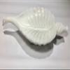 Kraaft Emporium - Pure White Bowl Leaf Long Goose in Marble : 4" X 18" view 2