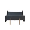 24/7 Shop at Home Tulsa Modern Curved Side Panels Queen Bed Frame, Cappuccino view 4