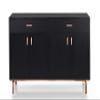 24/7 Shop at Home ABEL Buffet Server, black view 1