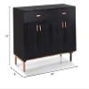 24/7 Shop at Home ABEL Buffet Server, black view 3
