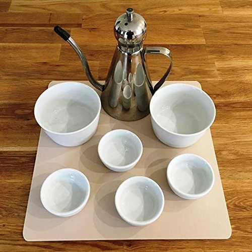 Square Serving Mat/Table Protector by Super Cool Creation, Latte Matt - Large - 45 X 60 cm