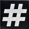 Club Pack Social Media Printed Hashtag and Ampersand Luncheon Sized Box of 192 Napkins view 2