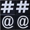 Club Pack Social Media Printed Hashtag and Ampersand Luncheon Sized Box of 192 Napkins view 3