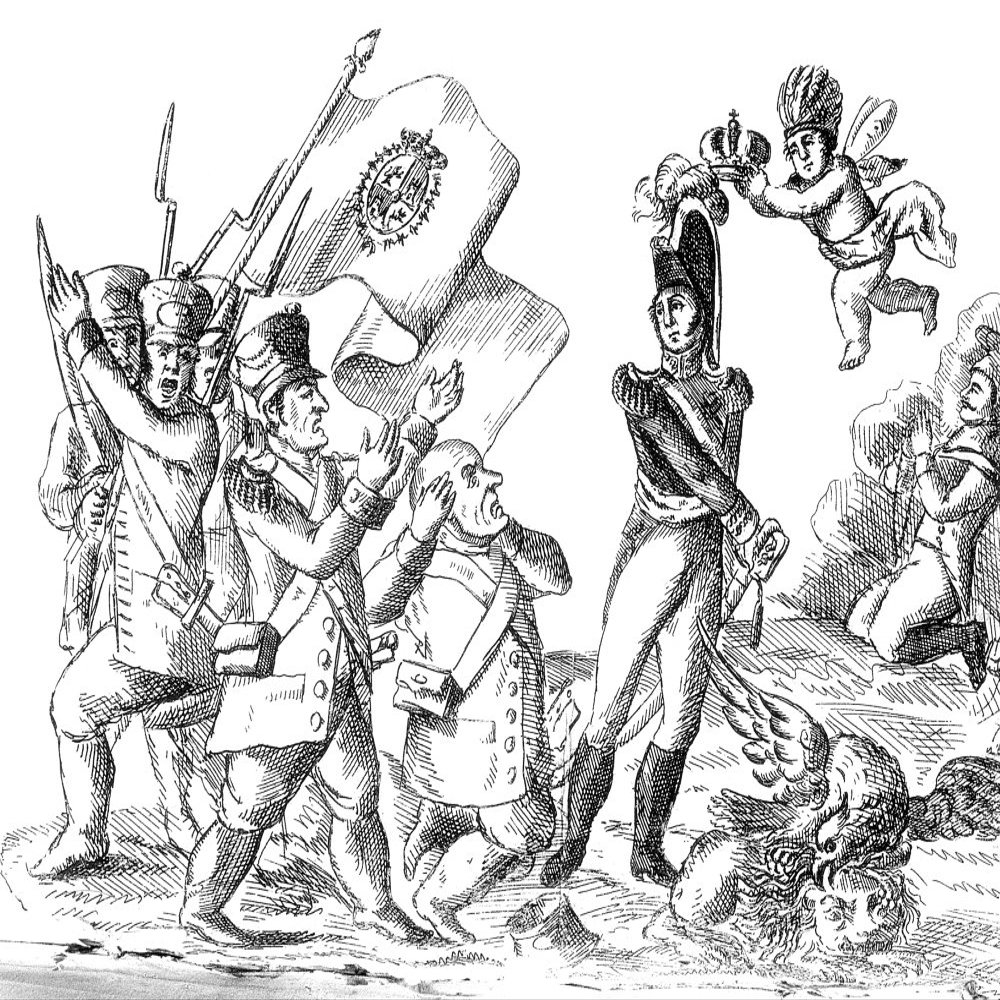 Mexico Pedraza 1828 Nafter Having Been Elected President Of Mexico On 1 December 1828 Manuel Gomez Pedraza (1789-1851) Faces Liberal Revolts All Over Mexico And Flees The Country On 3 December Contemp