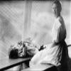 Floating Hospital C1910 Ntwo Girls Possibly In The Isolation Ward Aboard The Helen C Juilliard A Floating Hospital Operated For The Poor By The St JohnS Guild In New York City Photograph C1910 Poster view 1