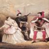 Verdi Il Trovatore Nlucy Escott As Leonora Augustus Braham As Manrico And Henri Drayton As The Conte Di Luna In A London Production Of Giuseppe VerdiS Opera Il Trovatore 1856 Contemporary Lithograph P view 1