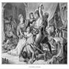 Arrest Of Mortimer 1330 Nthe Arrest Of Roger De Mortimer Paramour Of The Queen Mother Isabella In Their Chamber At Nottingham Castle By The Young King Edward Iii And His Companions 1330 Line Engraving view 1