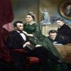 Abraham Lincoln (1809-1865)N16Th President Of The United States Lincoln His Wife Mary Todd And His Two Sons Thomas And Robert Todd Mezzotint Digitally Colored By Granger Nyc -- All Rights Reserved Pos view 1