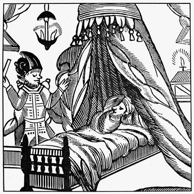 Ghost 1628 Nan Armor-Clad Apparition Reputed To Be The Father Of George Villiers 1St Duke Of Buckingham (1592-1628) Whose Death Was Foretold By The GhostS Appearances To The DukeS Servants Woodcut 17T