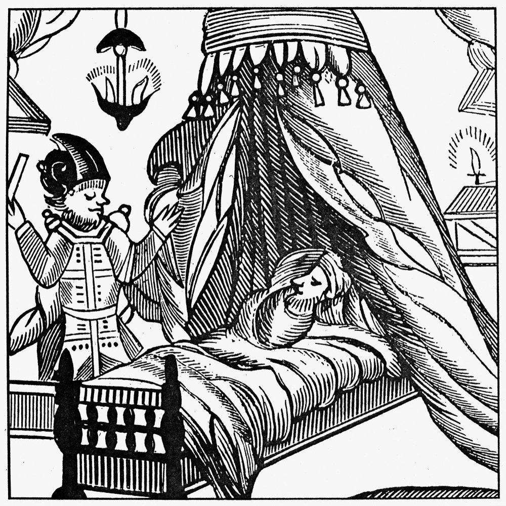 Ghost 1628 Nan Armor-Clad Apparition Reputed To Be The Father Of George Villiers 1St Duke Of Buckingham (1592-1628) Whose Death Was Foretold By The GhostS Appearances To The DukeS Servants Woodcut 17T