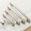FirstDecor 2pcs Nickel Brushed Metal Pull Knobs for Cabinets, Cupboards, Furniture Doors and Drawers in Kitchens, Bedrooms and Other Rooms - for Domestic Or Public Use, in Your House Or Offices. view 3