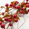 Factory Direct Craft Artificial Autumn Berry and Leaf Spray | for Indoor Decor (Red) view 2