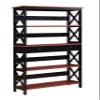 Convenience Concepts Oxford 5 Tier Bookcase with Drawer, Cherry / Black view 1