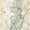 18" x 24" 1986 Map of Delaware Water Gap National Recreation Area Pennsylvania & New Jersey view 2