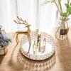 Feyarl Crystal Perfume Tray Makeup Cosmetic Vanity Organizer Jewelry Trinket Display Storage Mirrored Decorative Tray Skin Care Tray for Dresser Home Deco Birthday Gift(Round 10" inch) (Gold) view 4