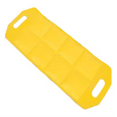 Vestil DRAFT-MT-24 Vinyl Dock Draft Mats 24 in. Usable Length Black/Yellow