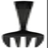 Amscan Serving Fork  Black view 1