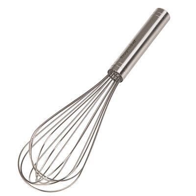 Prepworks by Progressive 10" Balloon Whisk, Handheld Steel Wire Whisk Perfect for Blending, Whisking, Beating and Stirring, BPA Free, Dishwasher Safe, Stainless Steel, Model Number: BA-3024