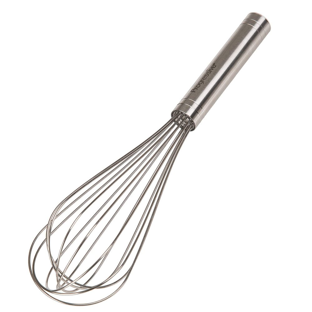 Prepworks by Progressive 10" Balloon Whisk, Handheld Steel Wire Whisk Perfect for Blending, Whisking, Beating and Stirring, BPA Free, Dishwasher Safe, Stainless Steel, Model Number: BA-3024