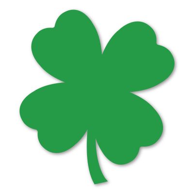 Magnet America Green Four Leaf Clover Magnet is 5.5" x 4.875" Made for Vehicles and Refrigerators
