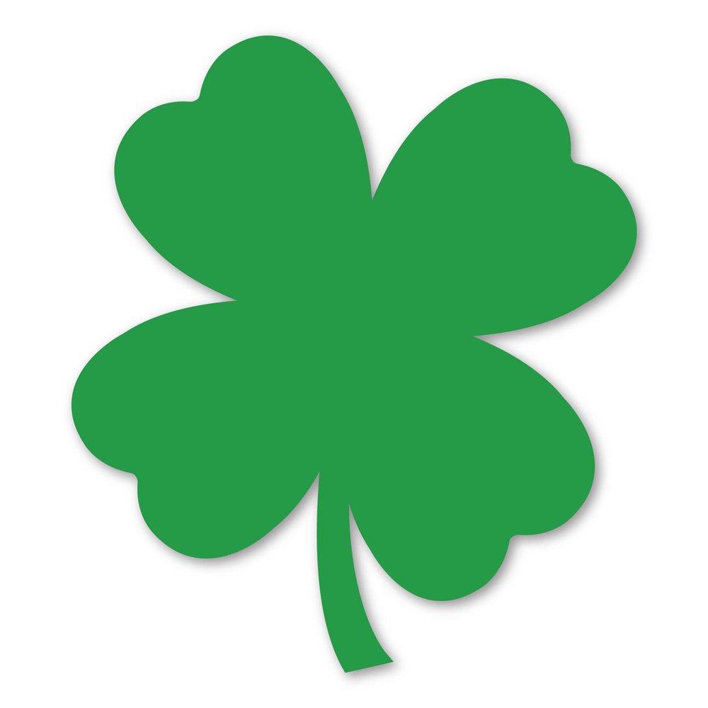 Magnet America Green Four Leaf Clover Magnet is 5.5" x 4.875" Made for Vehicles and Refrigerators