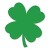 Magnet America Green Four Leaf Clover Magnet is 5.5" x 4.875" Made for Vehicles and Refrigerators view 1
