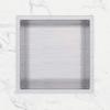 Cantrio Shower Niche  NO TILE NEEDED 12" x 12" Brushed Single Shelf Organizer, Square  Best Modern In Wall Bathroom Accessory for Shower or Tub Storage | Nook Insert Holds Soap, Bottles, Toiletries view 3