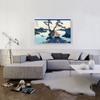 ARTCANVAS Lake Suwa in the Shinano Province 1830 Canvas Art Print Stretched Framed Painting Picture Poster Giclee Wall Decor by Katsushika Hokusai - 40" x 26" (0.75" Deep) view 2