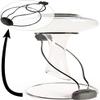 2in1 Wine Decanter Drying Stand Fast Spotless Carafe Dryer & Compact Folding Rack for Safe Storage - incl. Black Rubber Top (Non Slip & Anti Scratch) view 1