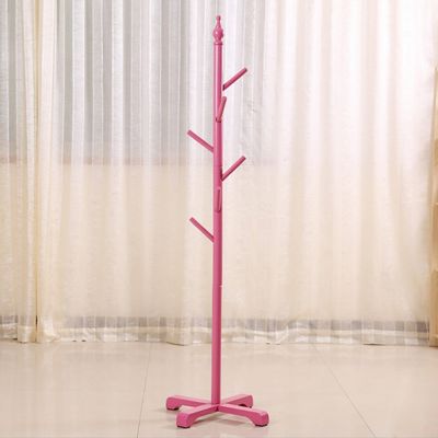 Panet coat rack Tree-shaped children's coat rack floor landing solid wood hanger creative coat rack free standing coat rack (Color : E)