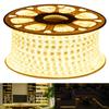GUOTONG 110V Led Strip Light Led Rope Lights Outdoor Indoor Use 3000K Warm White Waterproof Flexible Cuttable Connectable 131.2ft 40m 110V 2 Wire Ideal for Backyards Christmas Decorative Lighting view 1