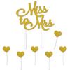 Beistle Miss to Mrs Cake Topper view 1