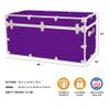 Rhino Trunk & Case Classic XXL Home Storage & College Trunk With Wheels - 36x18x18, Seats 1500+ lbs, Soft-Close Lid. USA Made Secure Dorm Furniture, Organization, Steamer Style Blanket Chest view 2