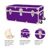 Rhino Trunk & Case Classic XXL Home Storage & College Trunk With Wheels - 36x18x18, Seats 1500+ lbs, Soft-Close Lid. USA Made Secure Dorm Furniture, Organization, Steamer Style Blanket Chest view 4