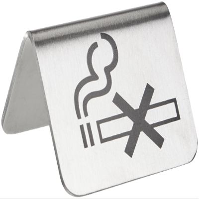 Decor Service Desk Stand, Stainless Steel, Silver, 5.2 x 3.5 cm