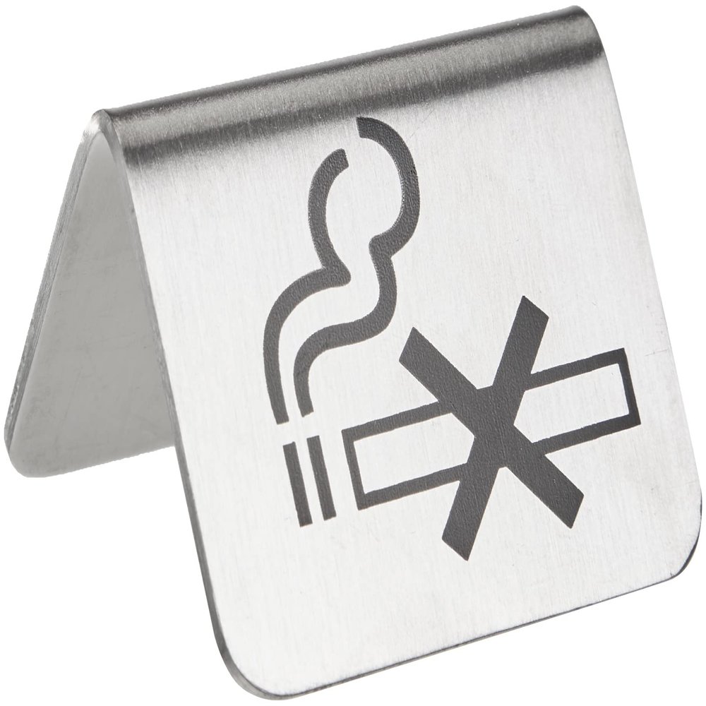 Decor Service Desk Stand, Stainless Steel, Silver, 5.2 x 3.5 cm