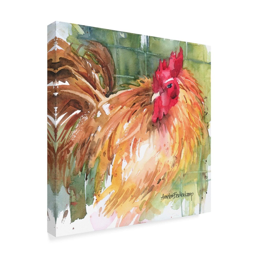 Trademark Fine Art Here's Looking at You by Annelein Beukenkamp, 18x18-Inch