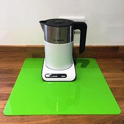 Super Cool Creation Square Worktop Saver, Lime Green - Large, 3 mm Thickness