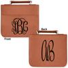 Personalized Monogram Leatherette Bible Cover with Handle & Zipper - Large - Double-Sided view 2