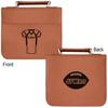 Personalized Football Jersey Leatherette Bible Cover with Handle & Zipper - Small - Double Sided view 2